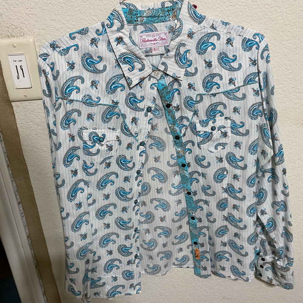 Panhandle Slim women’s large western rodeo shirt